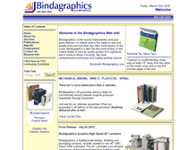 Tablet Screenshot of bindagraphics.com
